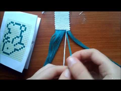 How to weave baubles made of floss