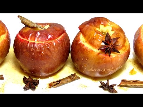 Baked apples with honey and cottage cheese - an original highlight of any table