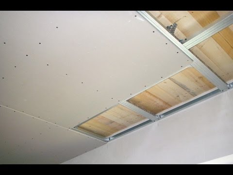 How to make a ceiling from drywall do it yourself