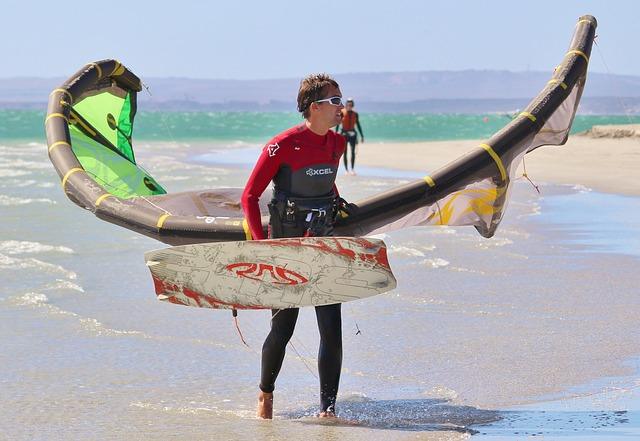 Kite surfing - extreme hobby