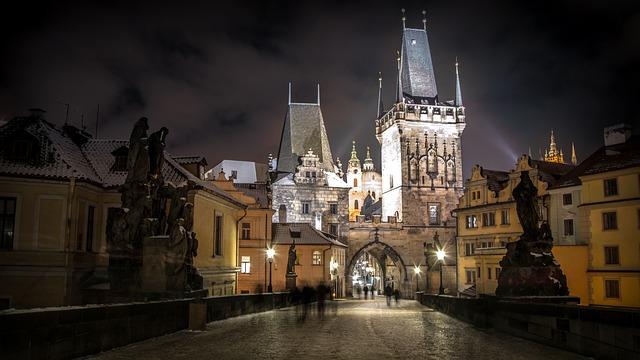 Photo of winter Prague
