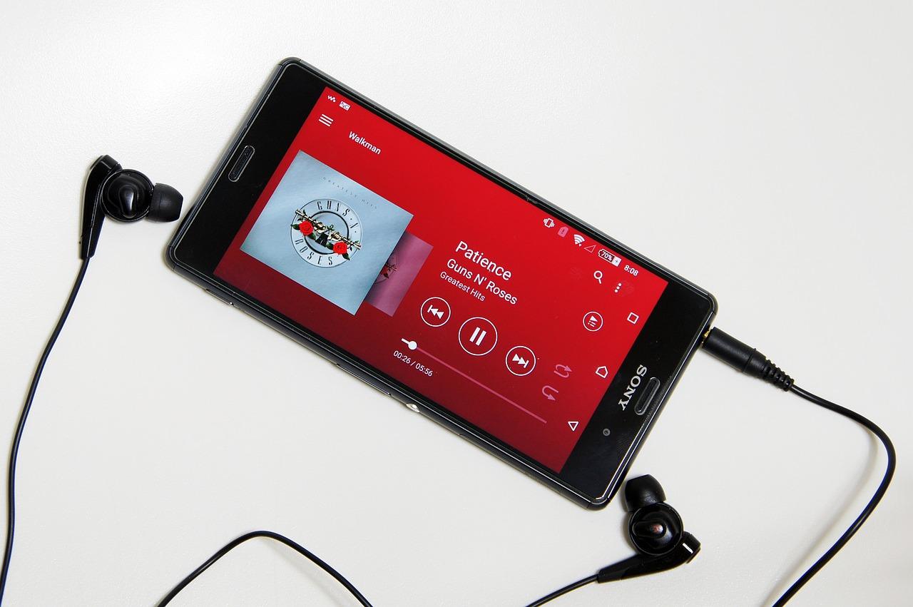 Photo of a modern player Sony Walkman