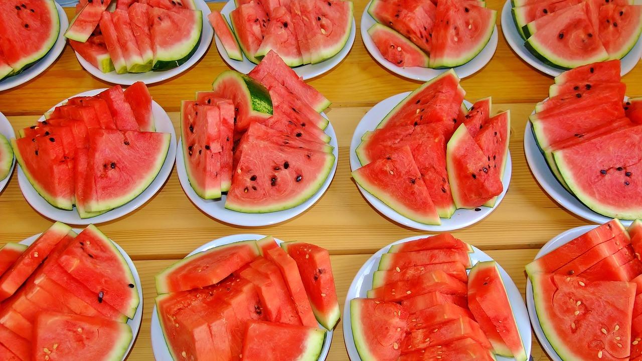 Photo of ripe watermelons