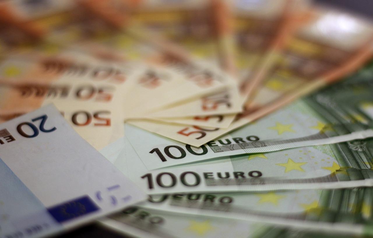 Photo of Euro banknotes