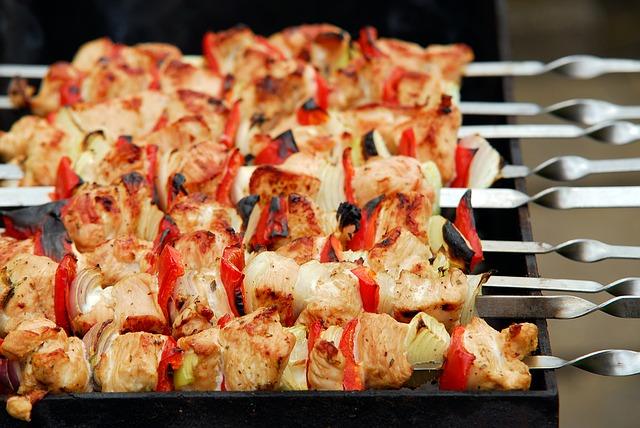 Photo of delicious kebab