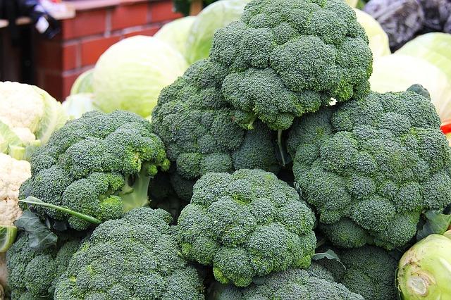 Broccoli in the market