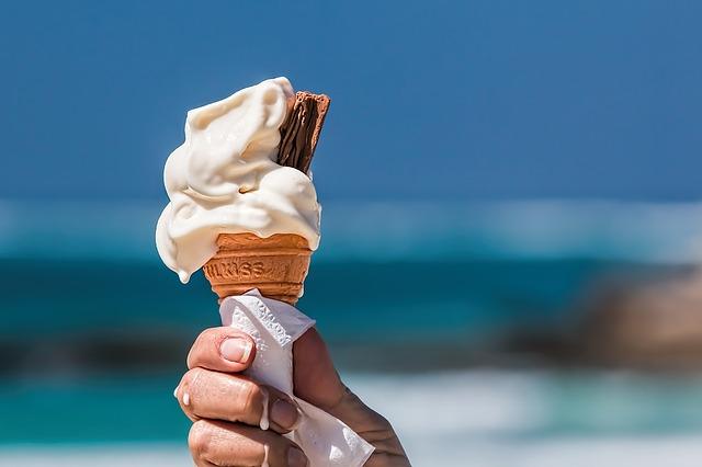 Photo of ice cream in a horn