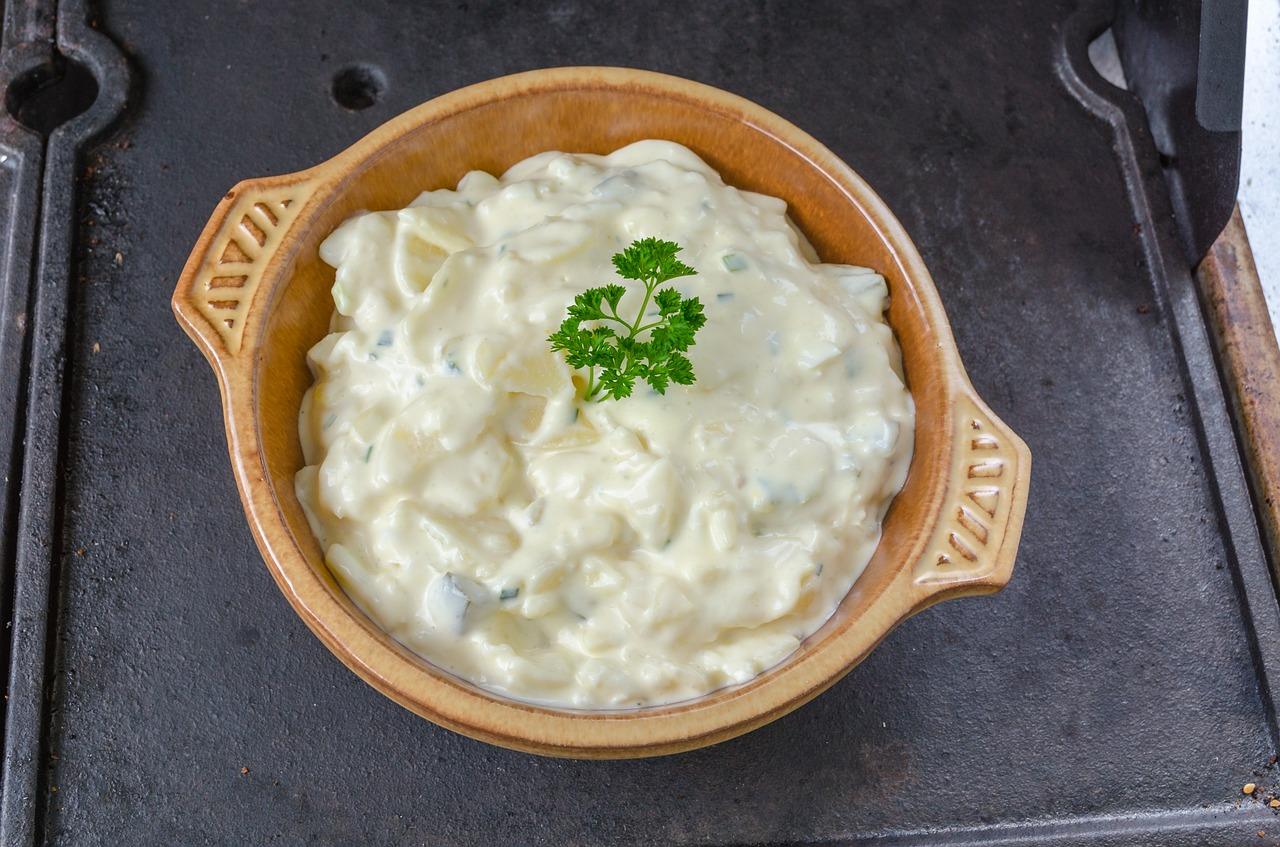 Homemade mayonnaise salad