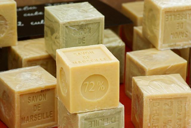 Different types of soap