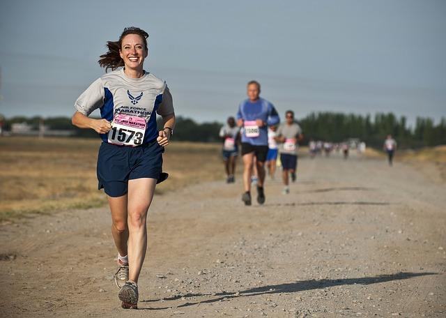 Long distance runners photo