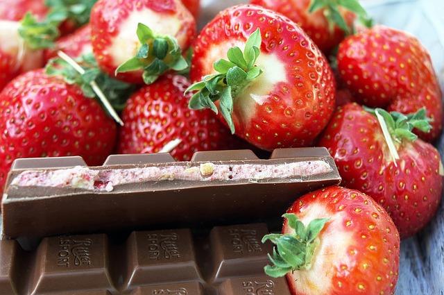 Delicious Chocolate and Strawberries
