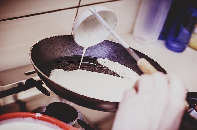 Photo of pancake kefir dough