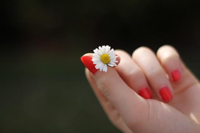 Photo of red nails
