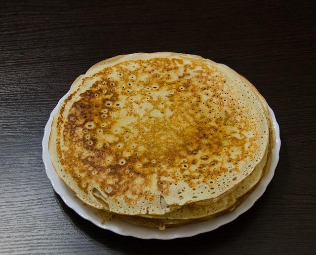 Photo of thin pancakes
