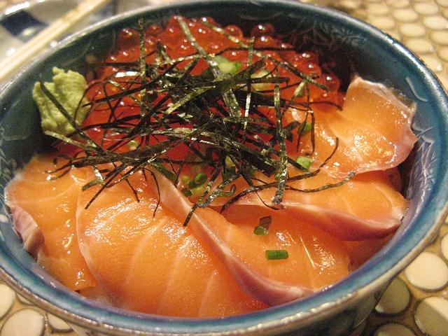 Photo of salmon in brine