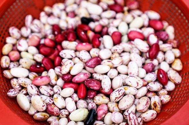 Photo of white and red beans