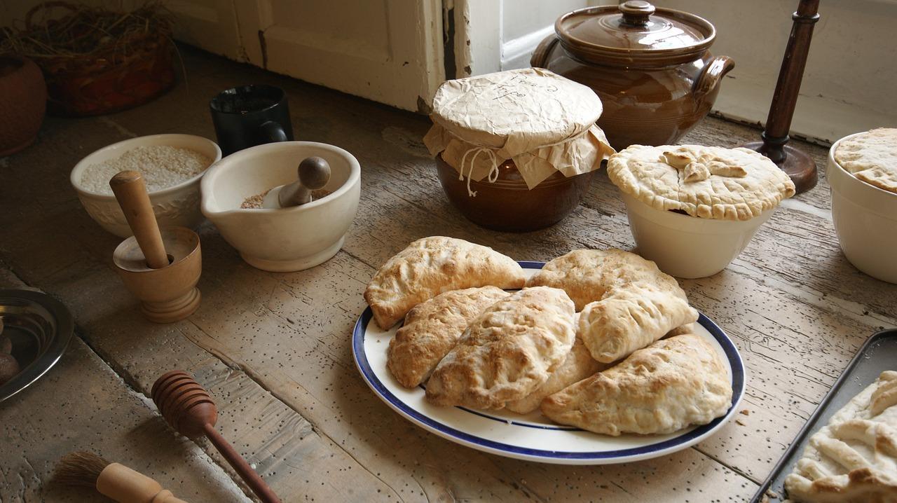 Delicious crispy pastry for pasties