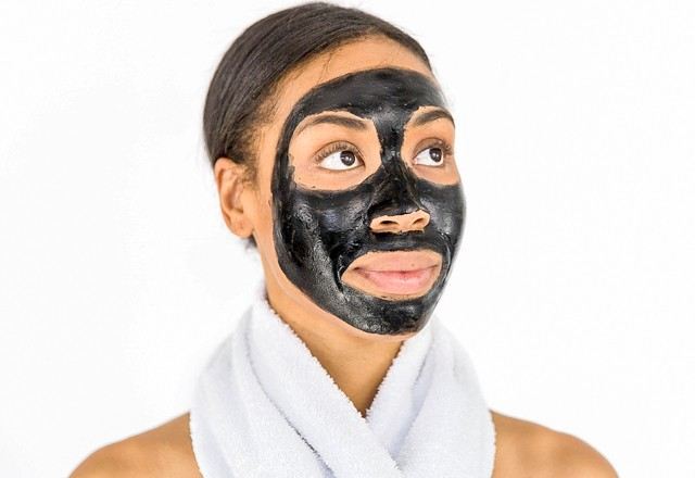 Black face mask