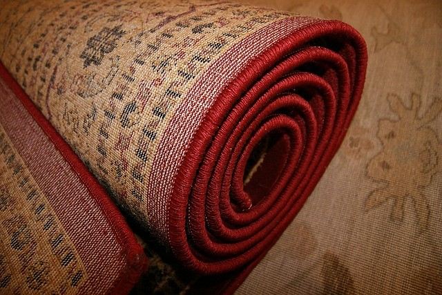 Photo of an old carpet