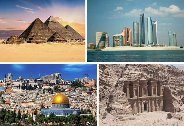 Egypt, UAE, Israel, Jordan